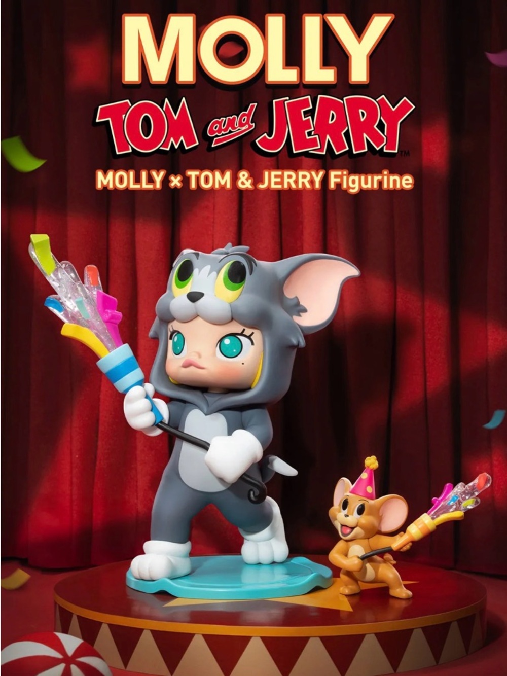 AUTHENTIC POP MART MOLLY × TOM & JERRY Figurine